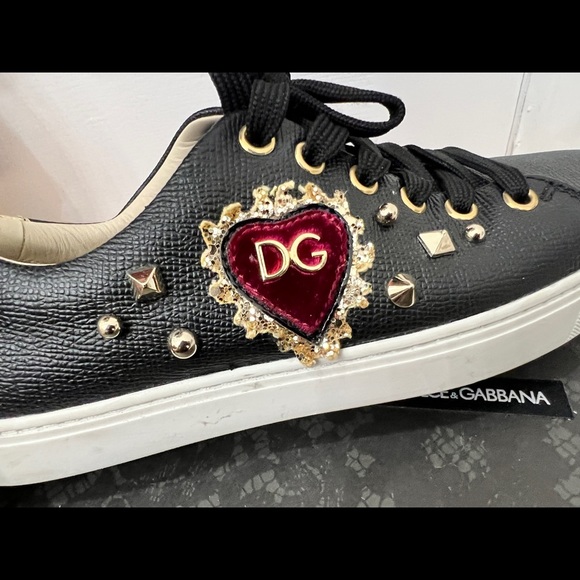 Dolce & Gabanna Embellished Sneakers - Picture 2 of 6